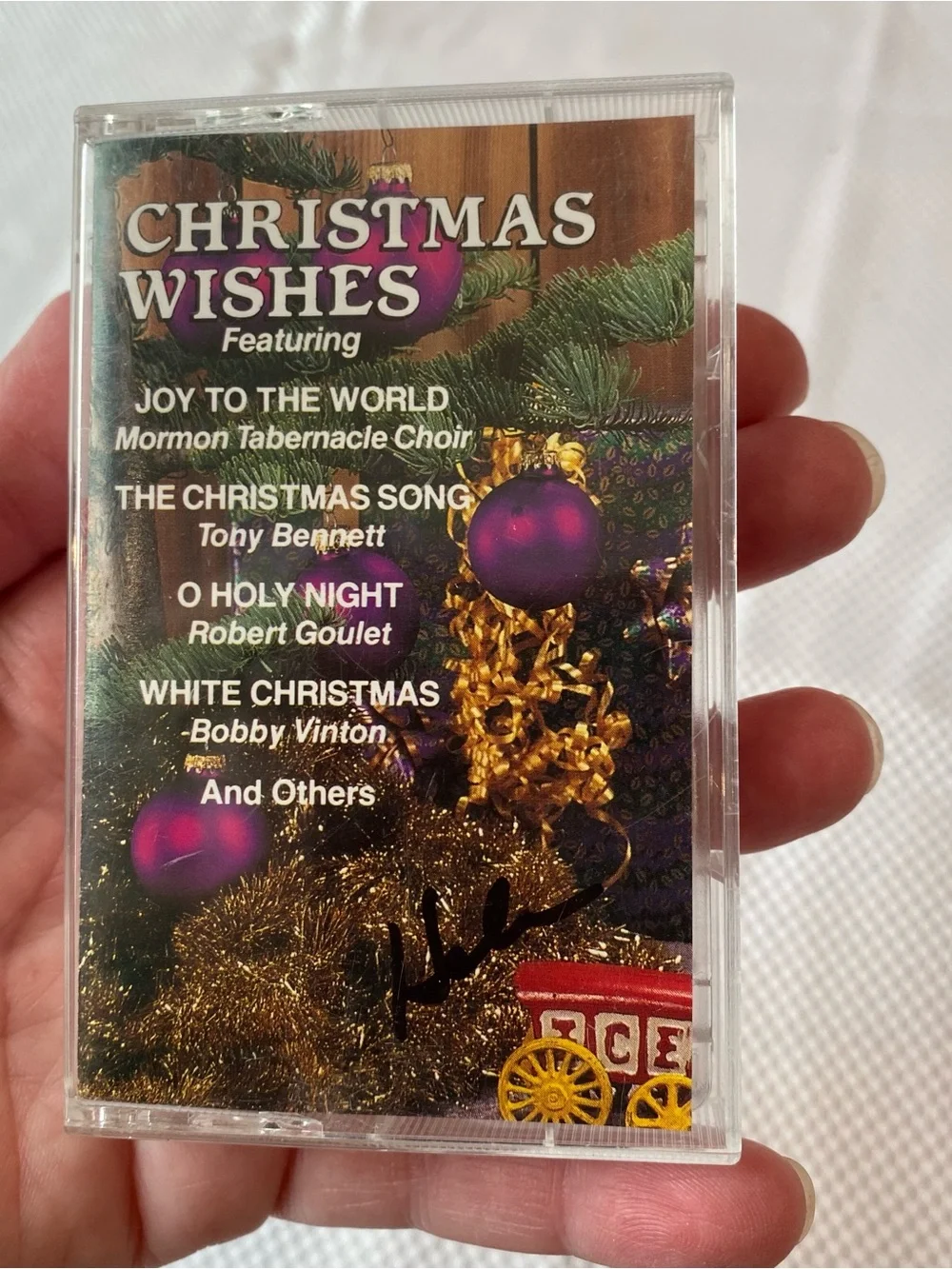 Christmas Retro Hallmark Holiday Music Cassette Lot - Red, Green, Gold